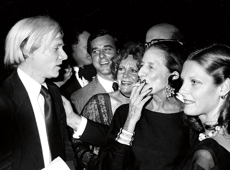 Bárbara Hutton con Andy Warhol