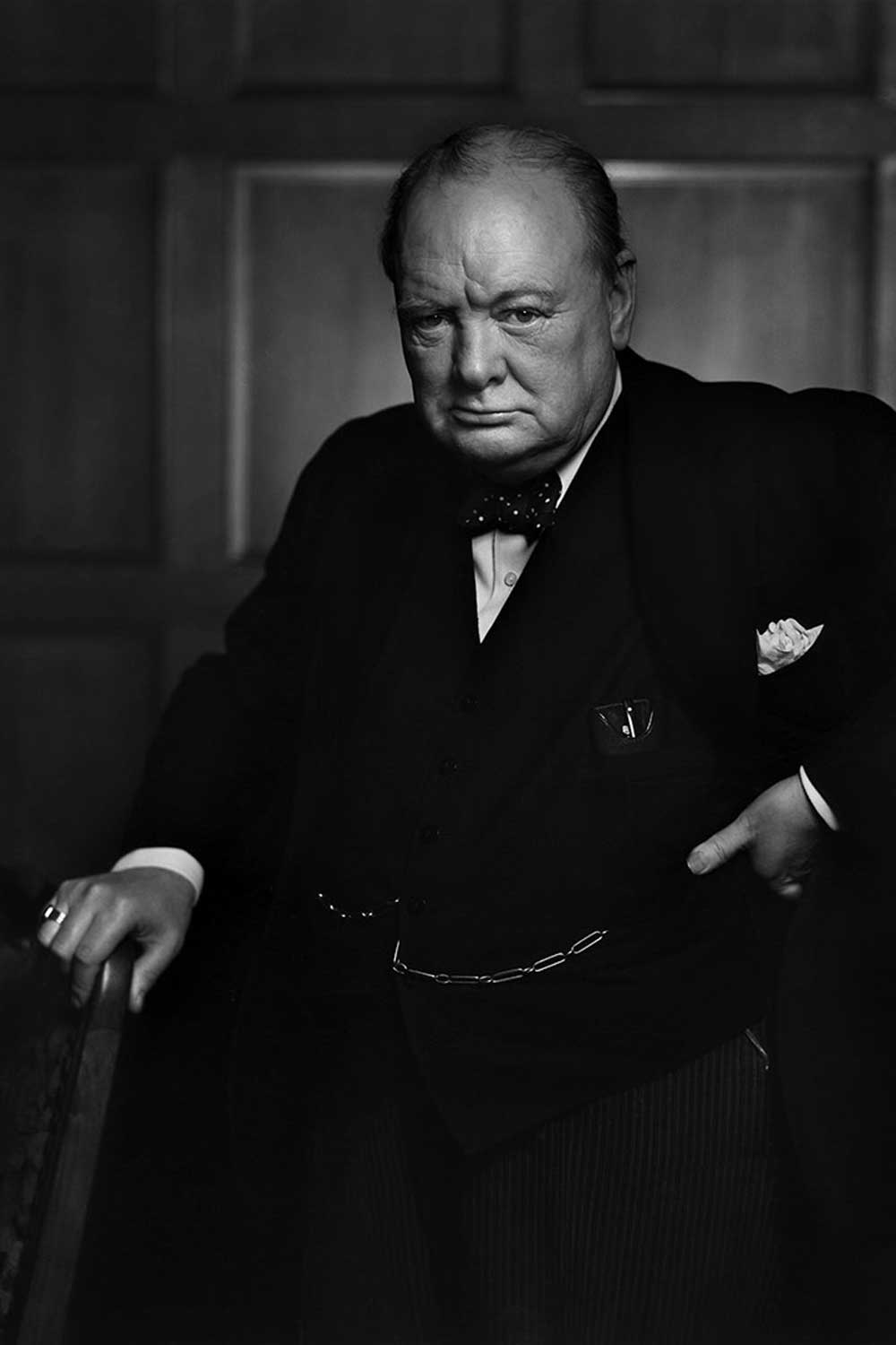 Retrato de Sir Winston Churchill, de Yousuf Karsh
