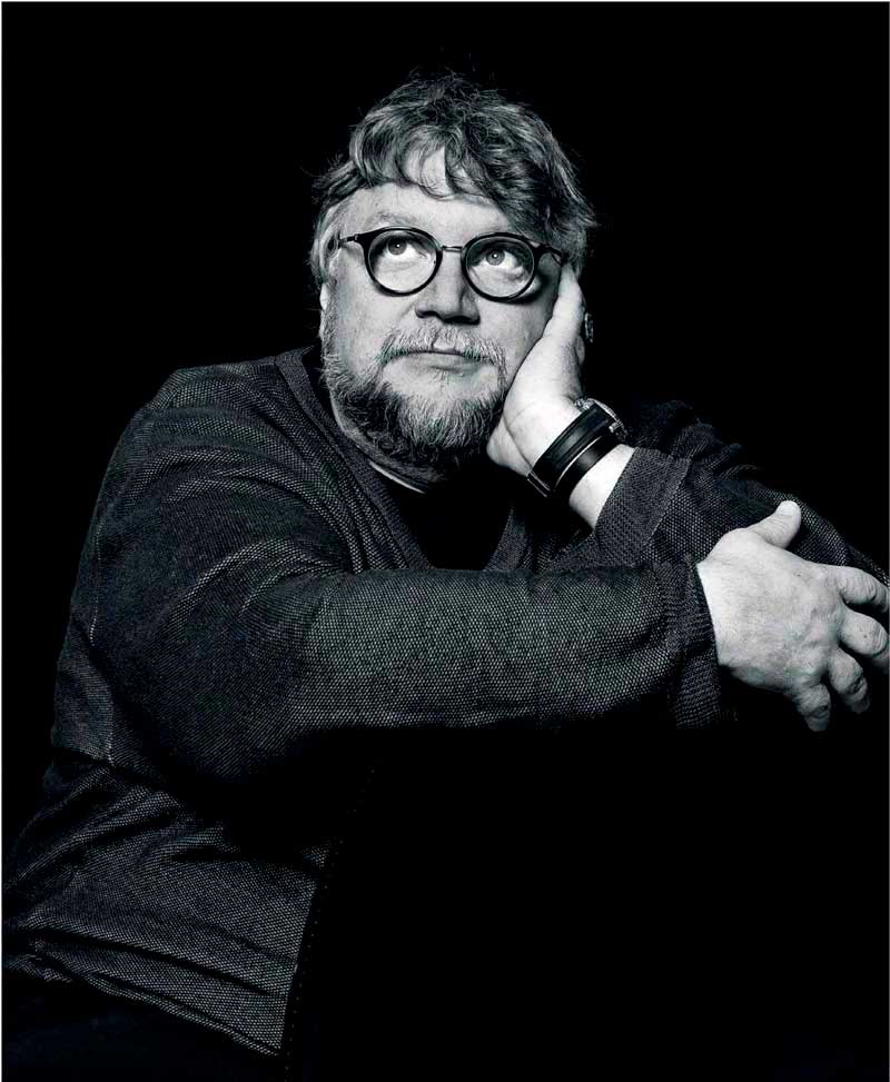 Guillermo del Toro. Foto: Pep Escoda, edición de enero en la revista Icon Magazine.