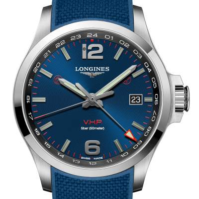 Longines Conquest V.H.P. GMT flash setting