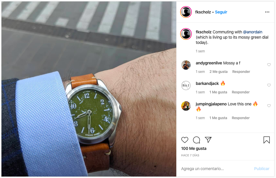 Descubre la pasión de Felix Scholz por la alta relojería en su cuenta de Instagram: @fkscholz
