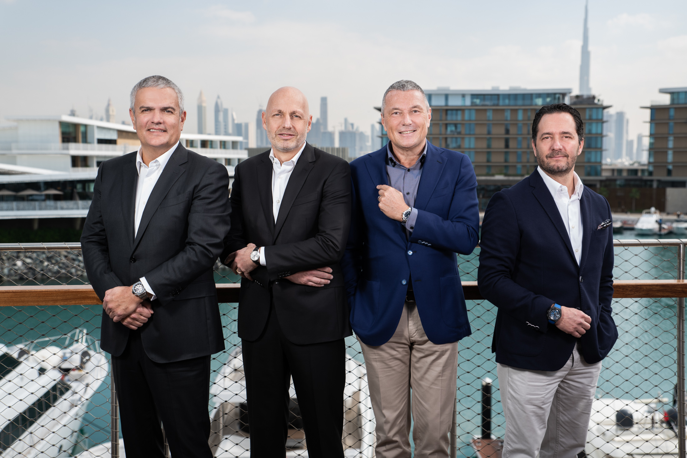 icardo Guadalupe (CEO Hublot), Stephane Bianchi (CEO Watchmaking Division, LVMH), Jean-Christophe Babin (CEO, Bvlgari Group) Julien Tornare (CEO Zenith)
